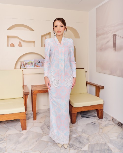 ESTINA KEBAYA - NUDE BLUE