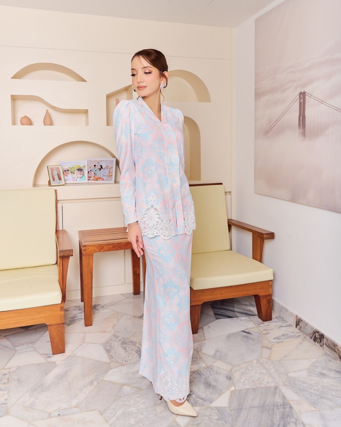 ESTINA KEBAYA - NUDE BLUE