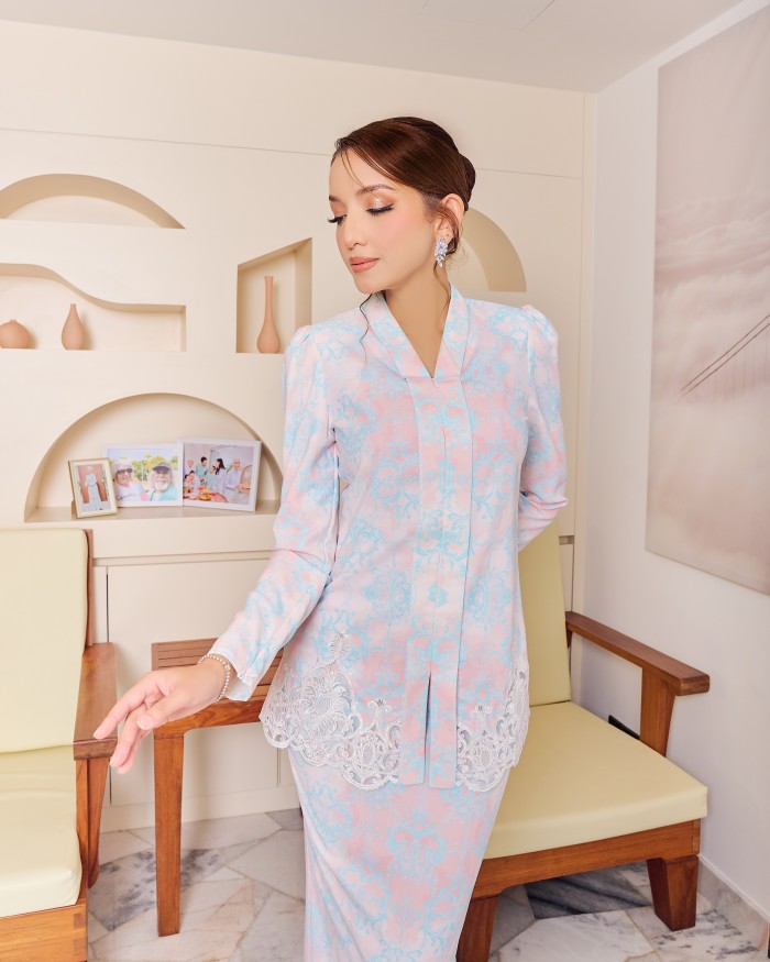 ESTINA KEBAYA - NUDE BLUE