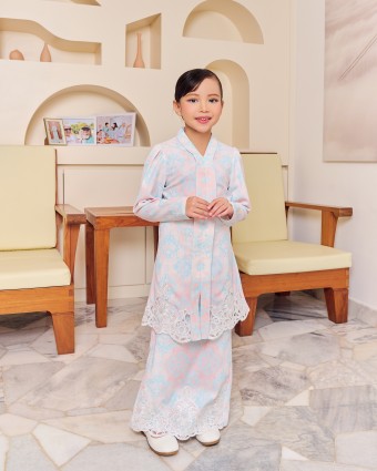 ESTINA KURUNG (KID) - NUDE BLUE