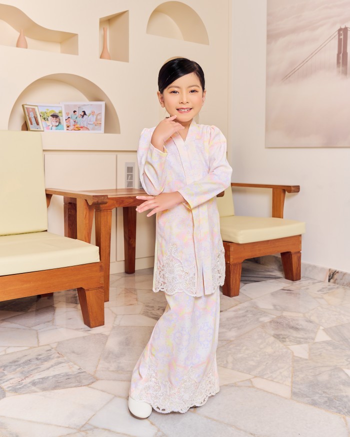 ESTINA KEBAYA (KID)  - NUDE PINK