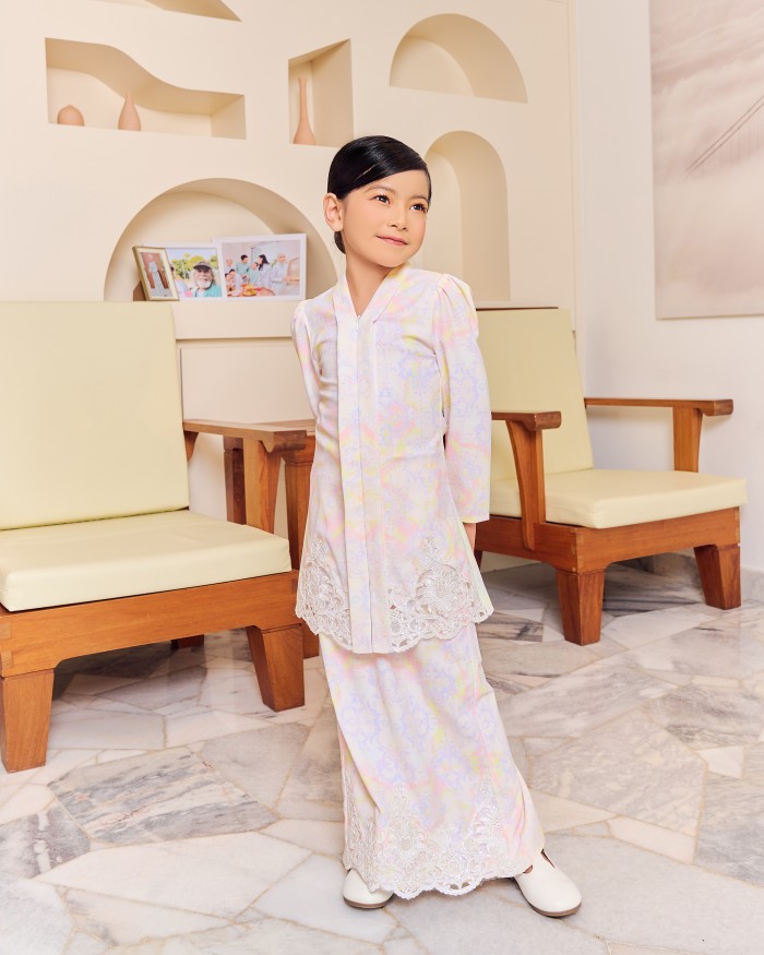 ESTINA KEBAYA (KID)  - NUDE PINK