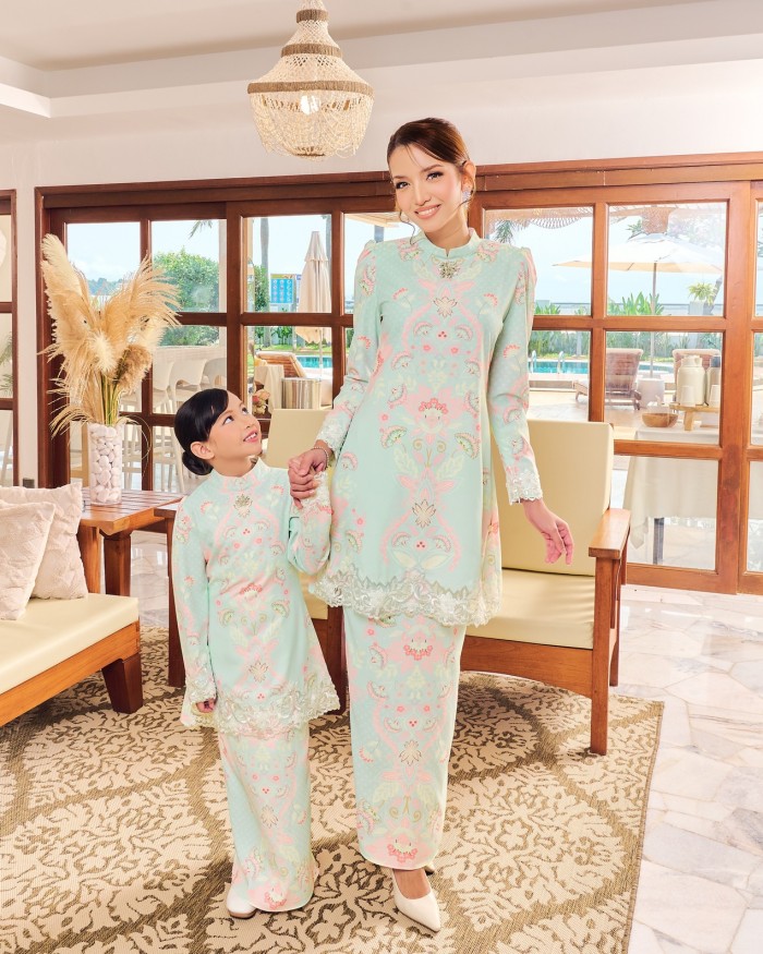 LEILA KURUNG (KID) - MINT GREEN