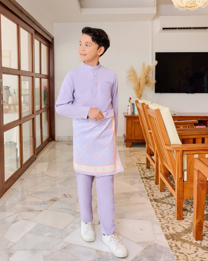 JAZZMAN BAJU MELAYU (KID) - PURPLE LILAC