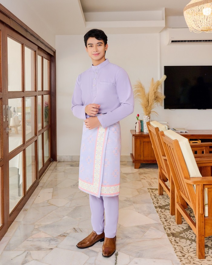 JAZZMAN BAJU MELAYU - PURPLE LILAC