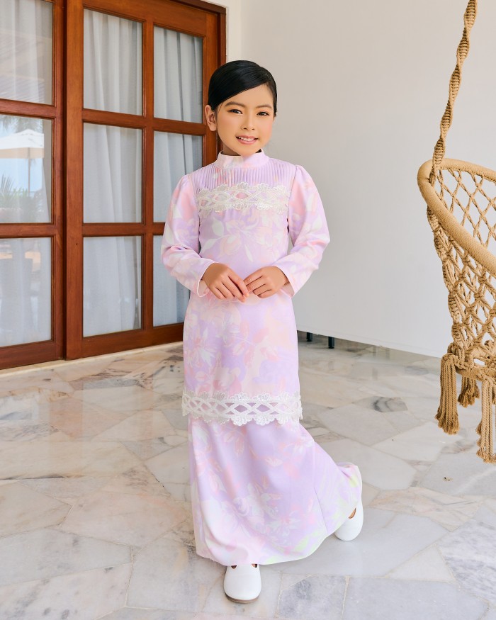 EVALYN KURUNG (KID)  - PURPLE LILAC