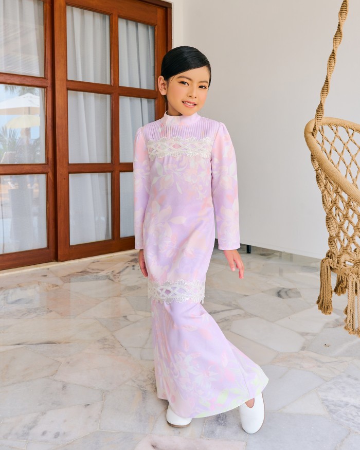 EVALYN KURUNG (KID)  - PURPLE LILAC