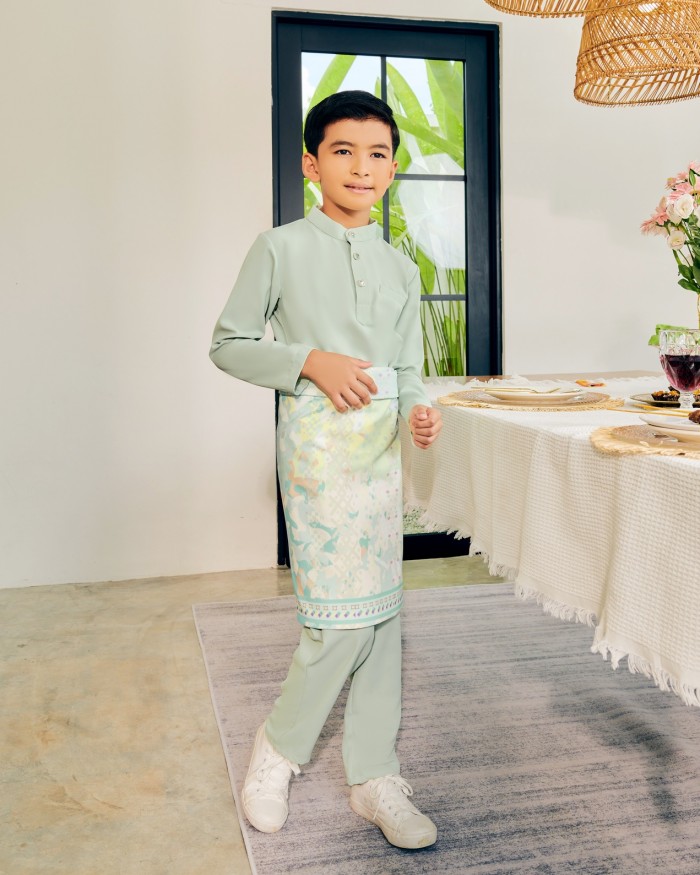 JAZZMAN BAJU MELAYU (KID) - MINT GREEN