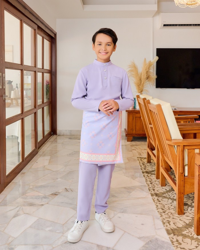 JAZZMAN BAJU MELAYU (KID) - PURPLE LAVENDER