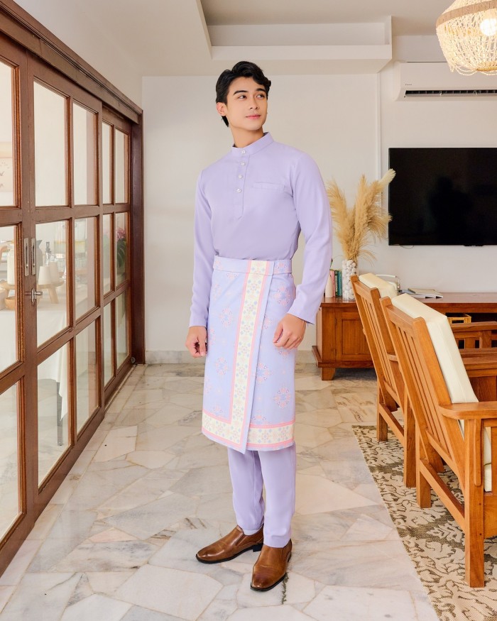 JAZZMAN BAJU MELAYU - PURPLE LAVENDER