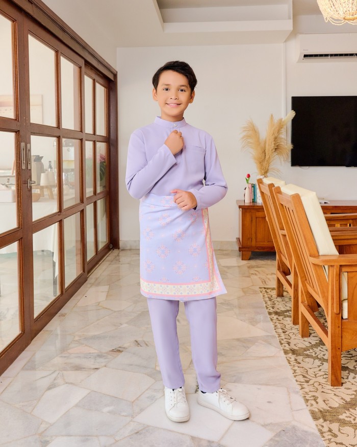 JAZZMAN BAJU MELAYU (KID) - PURPLE LAVENDER