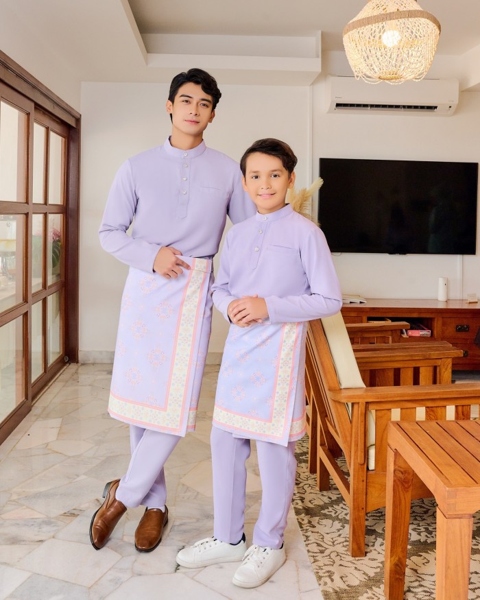 JAZZMAN BAJU MELAYU - PURPLE LAVENDER