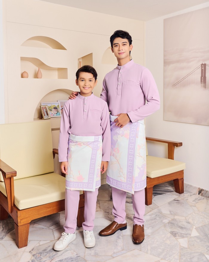 JAZZMAN BAJU MELAYU - PURPLE LILAC