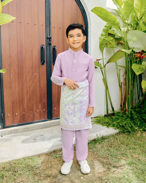 JAZZMAN BAJU MELAYU (KID) - PURPLE LILAC