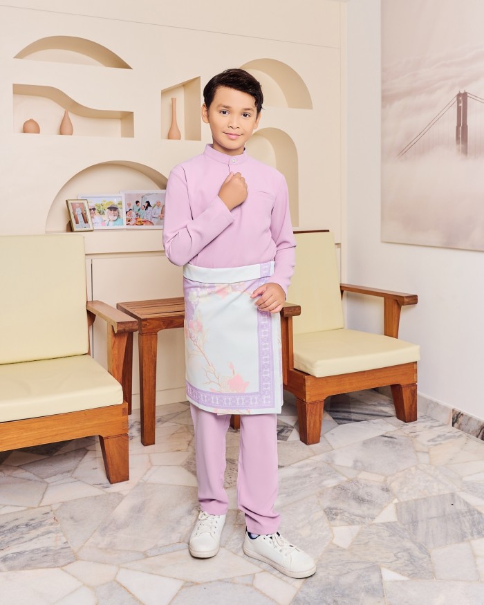 JAZZMAN BAJU MELAYU (KID) - PURPLE LILAC