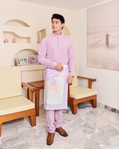 JAZZMAN BAJU MELAYU - PURPLE LILAC