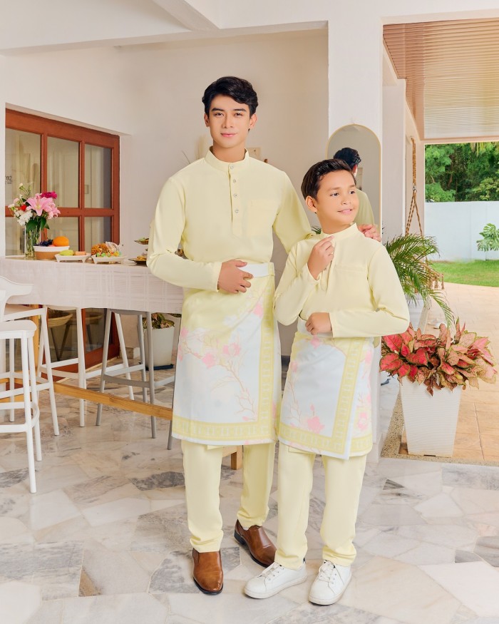 JAZZMAN BAJU MELAYU - SOFT YELLOW