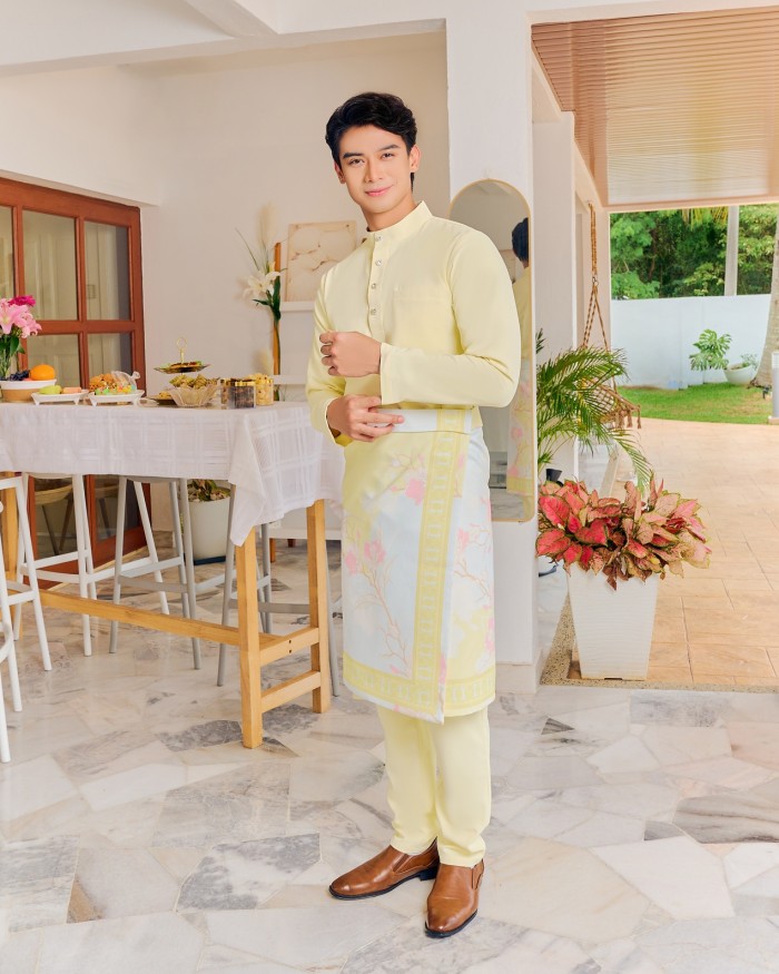 JAZZMAN BAJU MELAYU - SOFT YELLOW