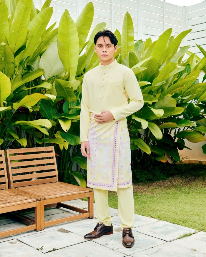 JAZZMAN BAJU MELAYU - SOFT YELLOW