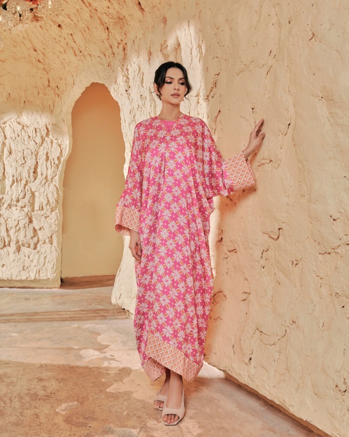 DAISY CAFTAN - FUSCHIA PINK