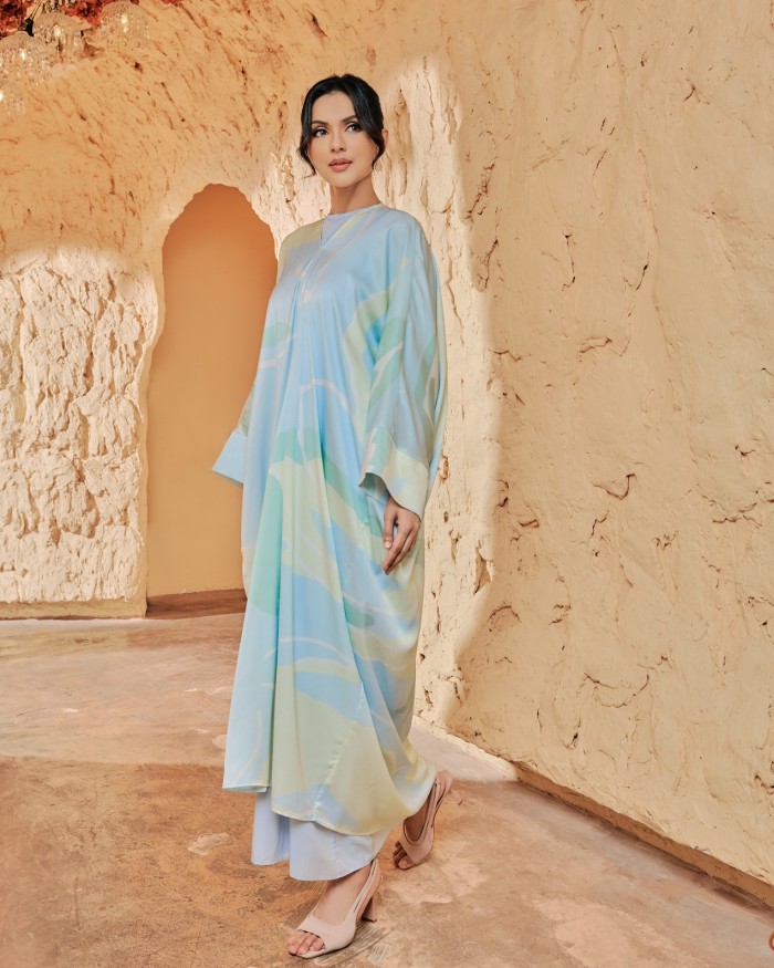 CATELIA CAFTAN - BABY BLUE