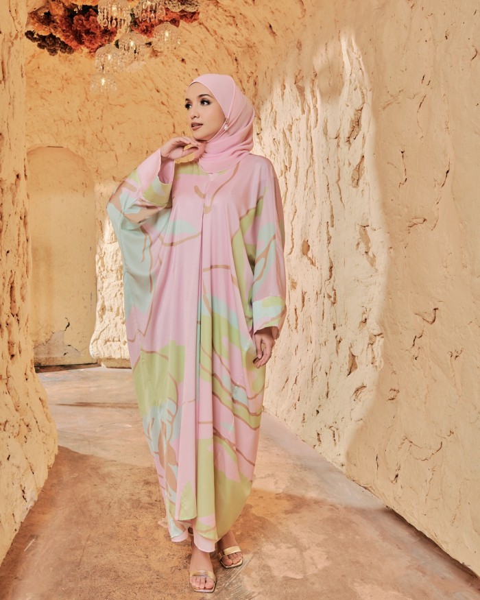 CATELIA CAFTAN - BLUSH PINK