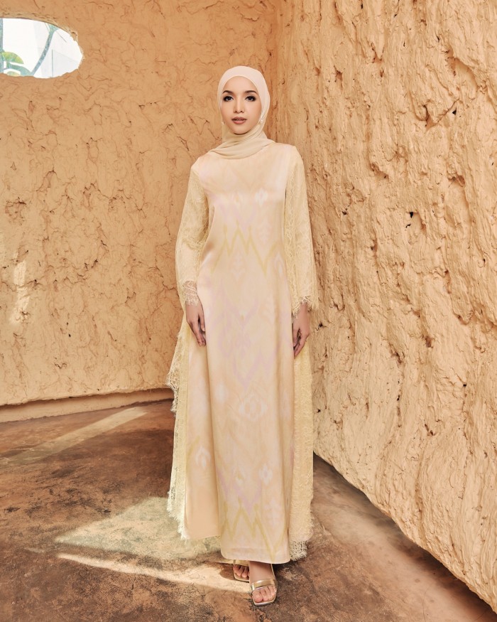 CHANELA ABAYA - SOFT YELLOW