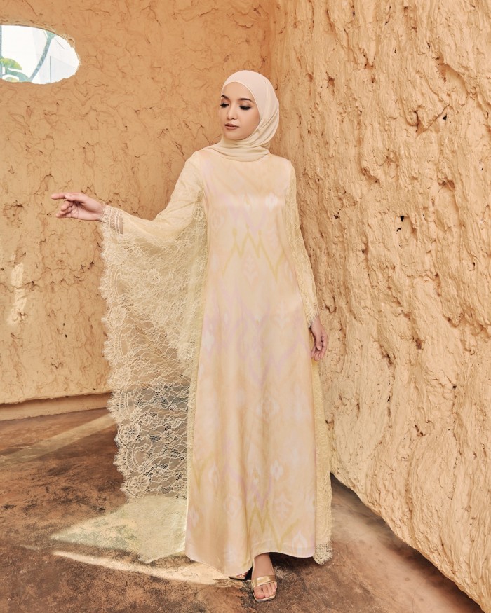 CHANELA ABAYA - SOFT YELLOW