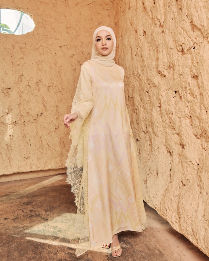 CHANELA ABAYA - SOFT YELLOW