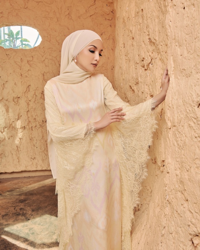 CHANELA ABAYA - SOFT YELLOW