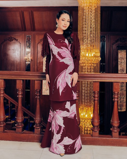 LUXE KURUNG - MAROON LUXE KURUNG - MAROON