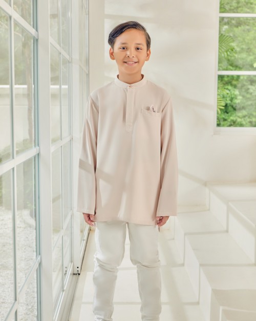VINNA KURTA (KIDS) - BEIGE VINNA KURTA (KIDS) - BEIGE