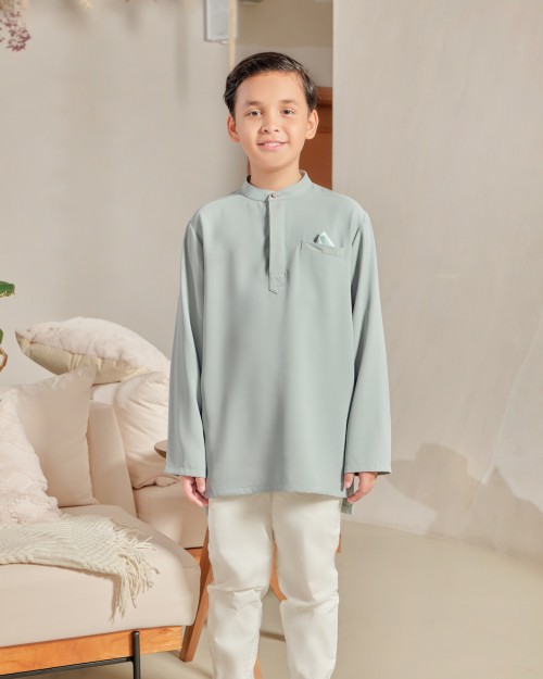 QAYLA KURTA (KID) - TURQUOISE MINT QAYLA KURTA (KID) - TURQUOISE MINT