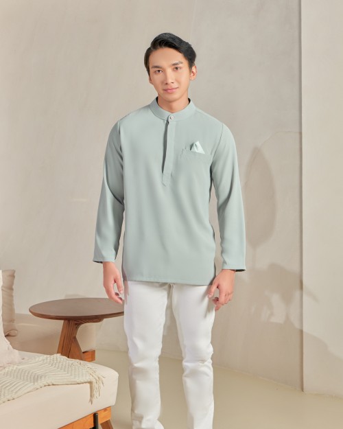 VINNA KURTA (MEN) - TURQUOISE VINNA KURTA (MEN) - TURQUOISE